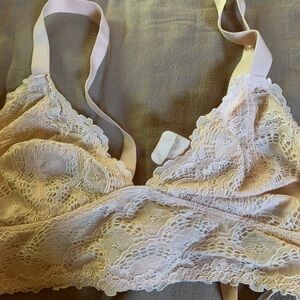 Soft pinkish free people bralette